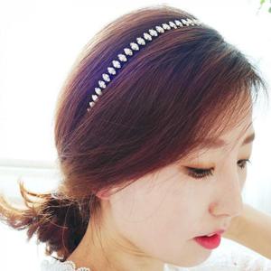 [리본크림]젬마 크리스탈 큐빅 머리띠 / 헤어밴드 4color