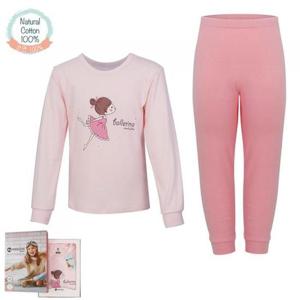 [엠알키즈] 발레리나 여상하 여아 순면 내복 세트 내의