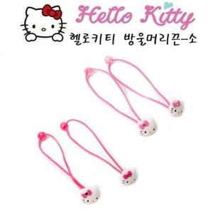 헬로키티 방울머리끈-소 헤어끈 고무줄