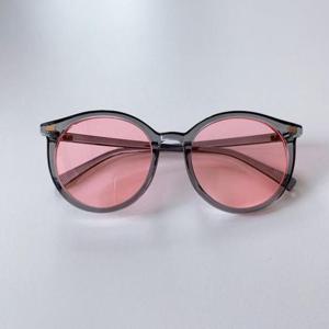 투톤 핑크 틴트안경