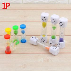 치아모양 스탠드 3분모래시계 디자인 양치 모래시계