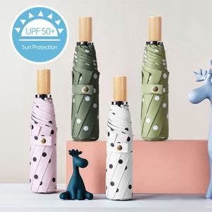 UV 땡땡이 3단우산 자외선차단 여성 암막 우산 우양산