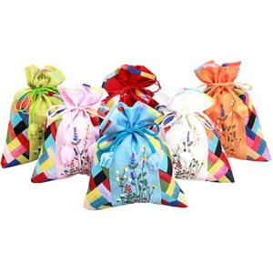 [박씨상방] 고급모시 조각보사선 복주머니(대)