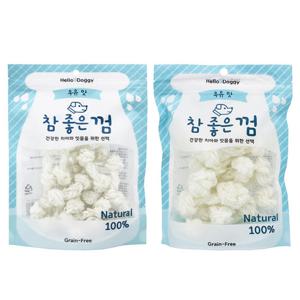 헬로도기 참좋은껌 실타래우유껌 S 18P M 10P 개껌