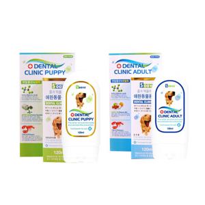 쏘아베 덴탈크리닉 짜먹는치약 120ml 퍼피 어덜트