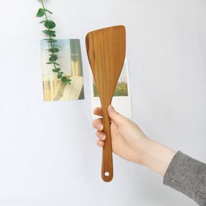 [박씨상방] 티크 우드 나무 반달 뒤집개 M