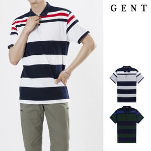 [겐트옴므]남성용 컬러 배색 ST 반팔 폴로 셔츠_GPK9205C