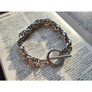 [노블른] 써지컬 스틸 서지컬 스틸 남자 꽈베기 팔찌