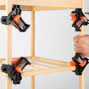 직각 클램프 세트/목공용 직각 앵글 바이스 90도 고정 L클램프