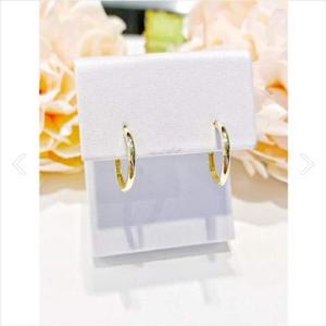 미니골드 14k 14mm 베이직 원터치 귀걸이 ECPM4020