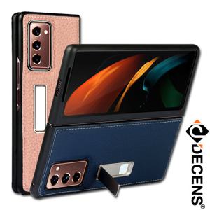 데켄스 갤럭시Z폴드2 제트폴드2 스탠딩 소가죽 케이스 M822