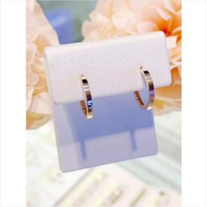 미니골드 14K 미듐심플 원터치 링귀걸 EC14mmPM4071