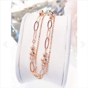 미니골드 14K 모니카 볼륨 레이어드 팔찌 BNKM4332