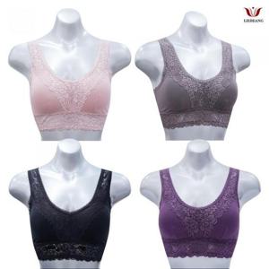 [리베앙] 노와이어 브라탑 빅사이즈 브라렛 브래지어