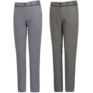 [노블진]M 008번 여성 기모 골프팬츠 골프체크바지 겨울바지