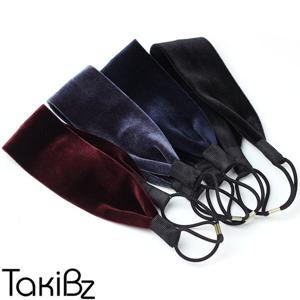 [타키비즈] 심플벨벳 밴딩 헤어밴드