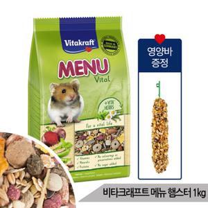 비타크래프트 메뉴 바이탈 프리미엄 햄스터사료 1kg