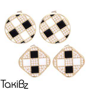 [타키비즈] 홀리데이 체스모노 펄 귀걸이(실버침)