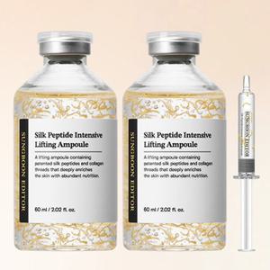 [2개SET] 성분에디터 실크펩타이드 녹는실 리프팅 앰플 60ml