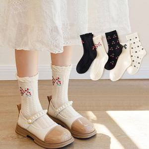 [꼼지]NF16 리본카니발(5족)양말세트 여아 아동 주니어 양말