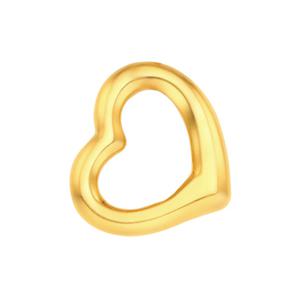 [골드피아] 24K 순금 할로우 볼륨 하트링 팬던트