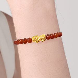 [골드피아] 24K 순금 행운의 비휴 팔찌