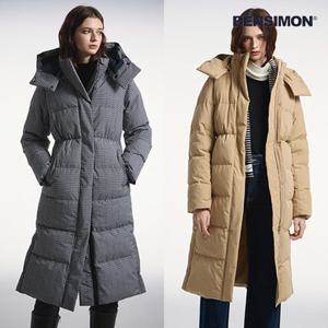 [벤시몽] 여성 하이넥 롱 볼패딩 점퍼 2종 택1