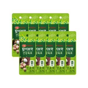 [하림펫푸드] 밥이보약 건강육포 관절 7gx10개