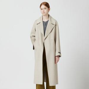 [백화점][CC콜렉트]벨티드 핸드메이드 캐시미어 롱 코트 C254MSG176