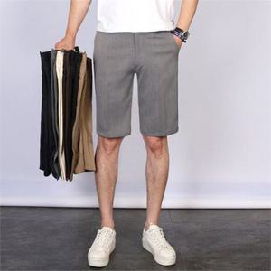 [프랭키뉴욕] 여름 남자 슬랙스 스판 사이드 쿨 밴딩 반바지_JM621-1