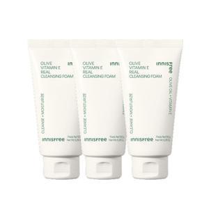 이니스프리 [3개] 올리브 비타민 E 리얼 클렌징 폼 150g