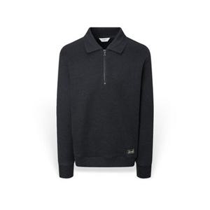 [헤지스] 남성 니트라이크 하프집업 맨투맨 HZTS5D602CG