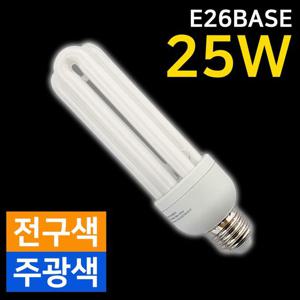 삼파장전구 장수 EL25EX D 25W 소모갈 램프 형광등