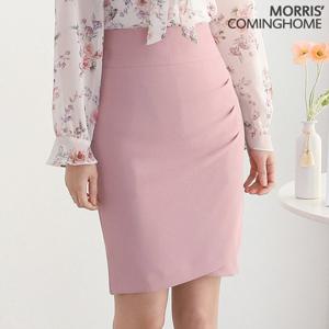 [한정/특가][모리스커밍홈]튤립 셔링 H라인 스커트_[M2203SK017A]