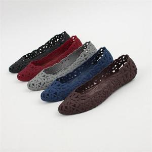 플라워 펀칭젤리슈즈 (J0067)