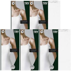 TRY순면베이직스마트케미솔 끈런닝5매TCWCA05_06A