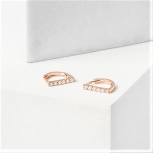 [GB] D형 원터치 10K GOLD 귀걸이 LOTM2002T