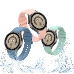 갤럭시 워치 5 4 밴드 심플 컬러 실리콘 스트랩 시계줄 20mm