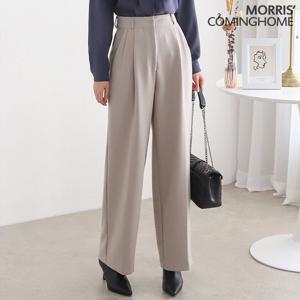 [한정/특가][모리스커밍홈]도톰 투턱 주름 와이드 슬랙스_M2211PT165D