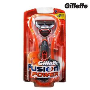 [땡큐온]질레트 퓨전 파워 면도기 (면도날1개포함) x1개 5중날