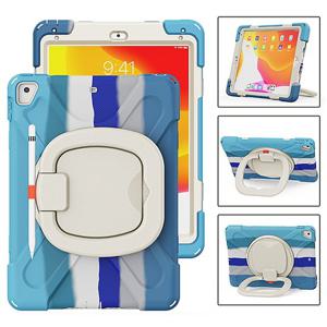 아이패드 5 6세대 9.7인치 스트랩 컬러풀 스퀘어링 거치대케이스
