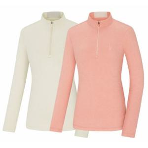 [콜핑]LD08 여성 가을 신축성좋은 약기모 집업등산티 KVT0433W