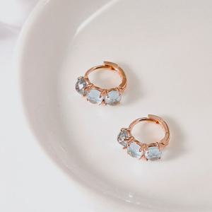 [GB] 연그린 파스텔 로즈컷 14K 귀걸이 LOTL2047T