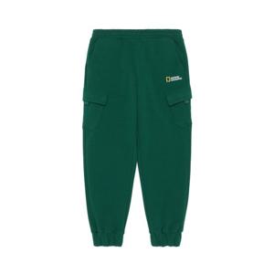 [내셔널지오그래픽 키즈] K233UPT910 카고포켓 조거 팬츠 GREEN