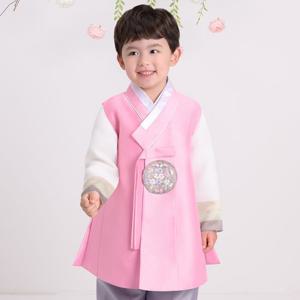 [예가한복]MR8032 분홍마루 남아한복/아동한복