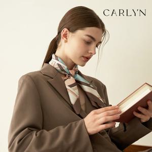 [엘르(스카프)][선물포장+메세지카드] 바닐라칼린 실크 미니 스카프 S7341S303