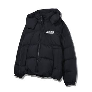 [지프]공용 폰스타체 블랙 밴드넥 다운 자켓 점퍼 JO4JPU491