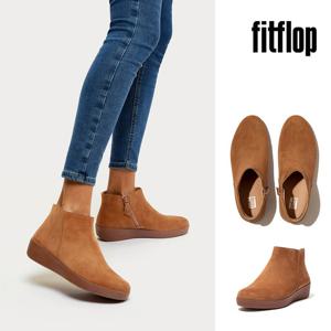 [핏플랍] 여성 수미 스웨이드 앵클 부츠 라이트 탄 O54-592