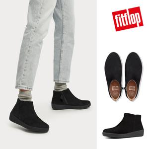 [핏플랍] 여성 수미 스웨이드 앵클 부츠 블랙 O54-001