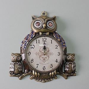 브라더 소울 부엉이 0802007 앤틱 벽시계 무소음